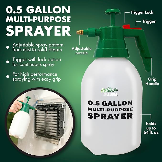 Natural's Freedom HVAC Outdoor Coil Cleaner Gallon - Image 4