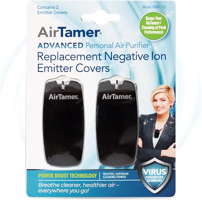 AirTamer Advanced Personal Air Purifier Replacement Negative Ion Emitter Covers by AirTamer