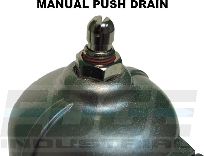 Heavy Duty Compressed AIR Filter Regulator Combo Piggyback, Metal Bowl - Image 8
