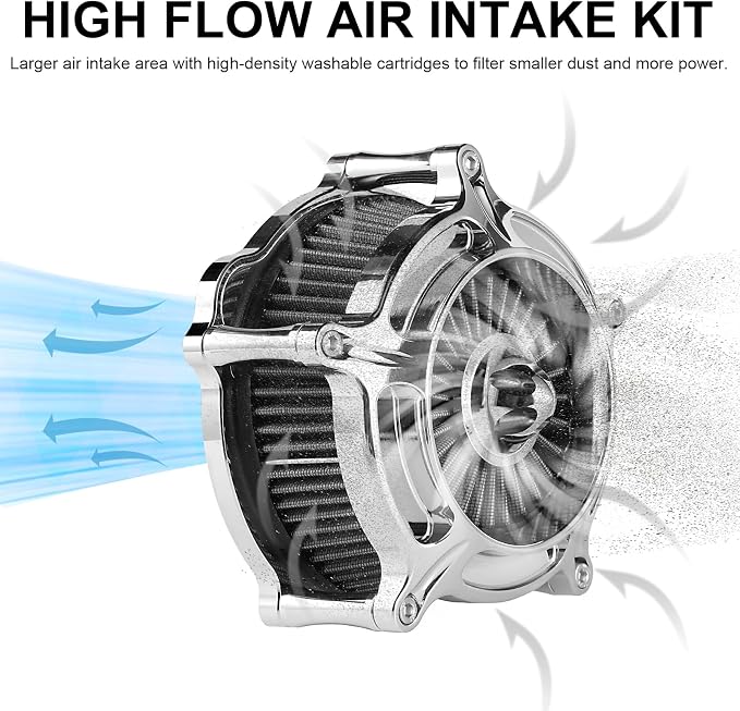 Air Filter Cleaner for Harley Davidson Air Intakes Sportster XL 883 1200 Models - Image 6