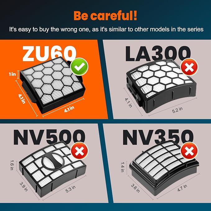 Filter Replacement for Shark Pet ZU102 ZU100 Pet Plus NV250 NV251 NV255 Pet Pro - Image 6