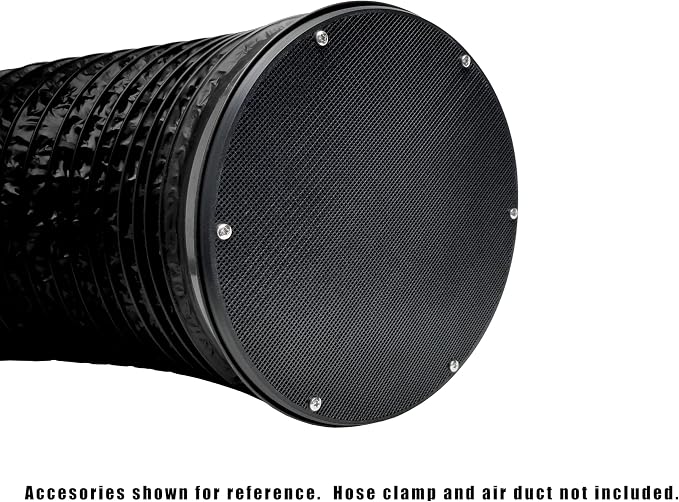 10 inch Air Duct Screen with Replaceable Carbon Filter - Image 3