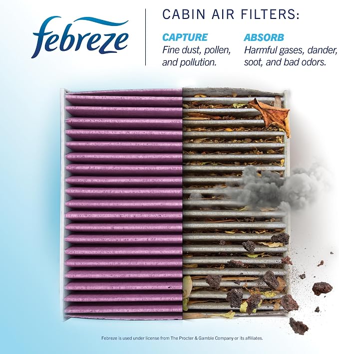 Febreze Odor Control Cabin Air Filter by PUREFLOW RZ18151 Fits 2018-2024 BMW X3 - Image 3