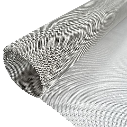 Stainless Steel Mesh Screen, 15.7"x47.2", Woven Fine Wire Mesh, Window Screen by welcometoyagjia