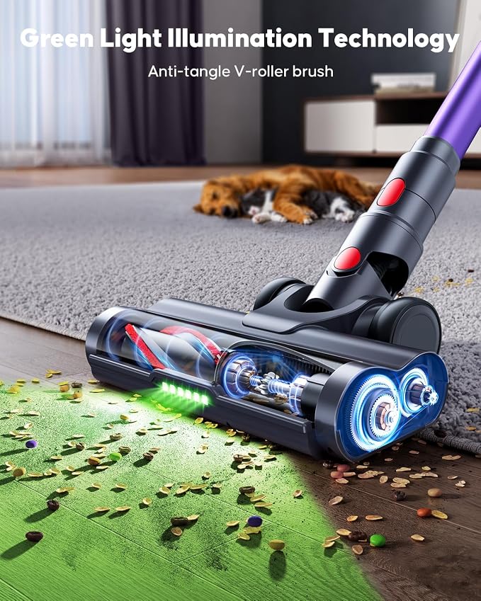 Cordless Vacuum Cleaner 650W 55KPA Powerful Suction 70 Mins Stick Handheld - Image 6