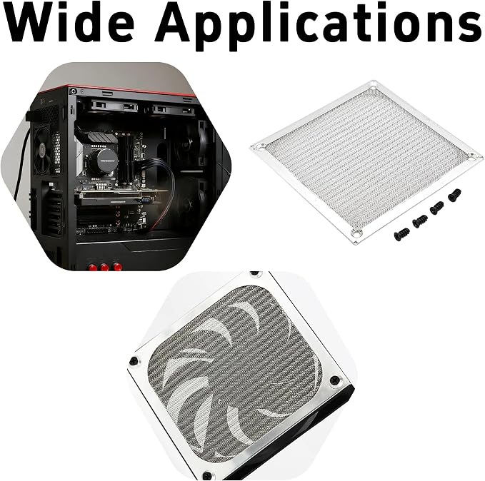 pson 2Pcs 120mm Computer Fan Dust Filter Grill - Image 6