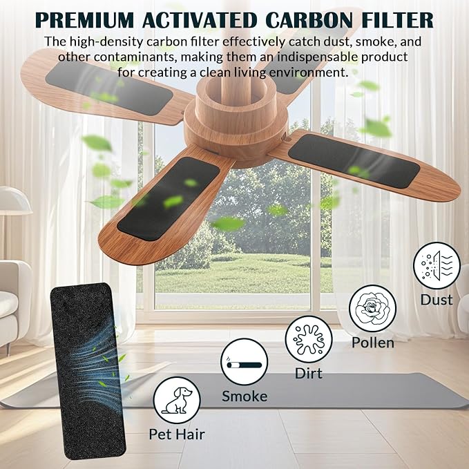 10 Pack Ceiling Fan Filters for Blades - Image 3
