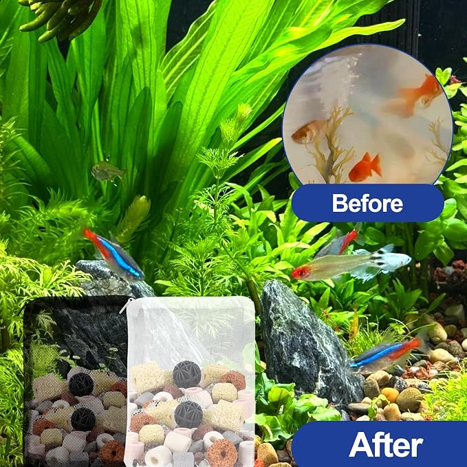 16 Pcs Aquarium Filter Media Bags - Image 2