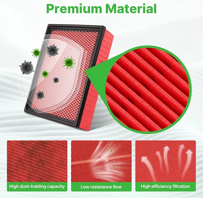 2PCS Engine Air Filter Fit for Silverado 1999-2019, Suburban 2000-2019 - Image 3