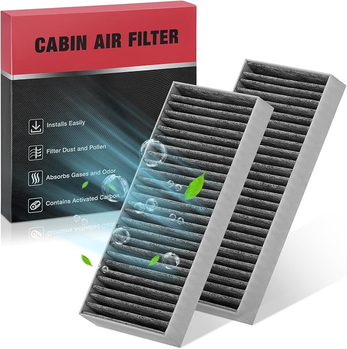 BDFHYK Cabin Air Filter with Activated Carbon Compatible with Nissan Armada by BDFHYK