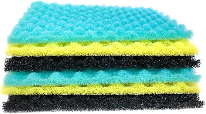 Wave Point Aquarium Bio Sponge Foam Filter Media Pad Cut-to-fit by Wave+Point