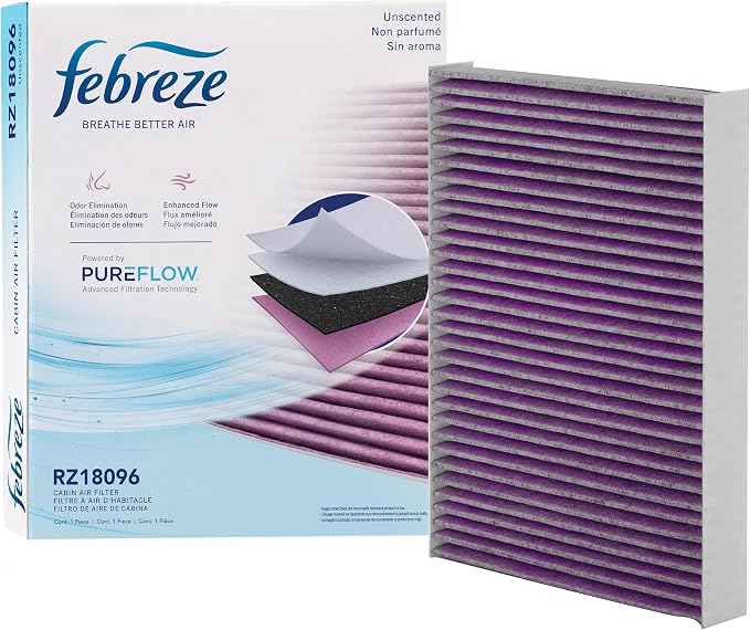 Febreze Odor Control Cabin Air Filter by PUREFLOW RZ18096 Fits 2016-2020 Kia by Febreze