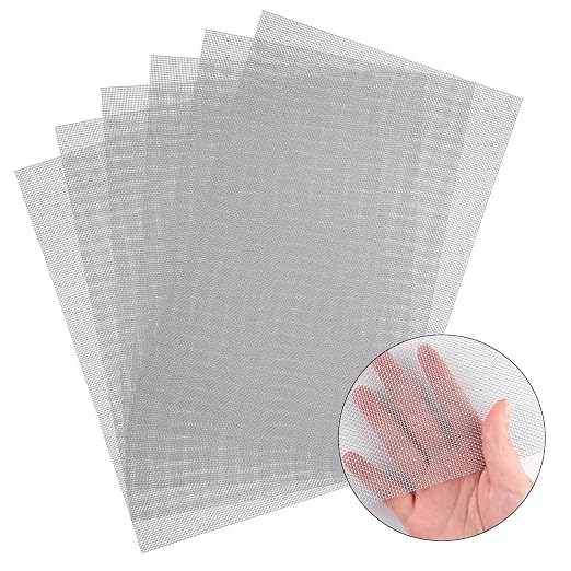 6 Pack 12×8 Inch Wire Mesh Screen, 20 Mesh Stainless Steel Mesh, Sturdy No Rust by Reastar