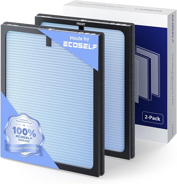 Genuine ECOSELF HAP603 Air Purifier Replacement Filter, 3-in-1 H13 True by ECOSELF