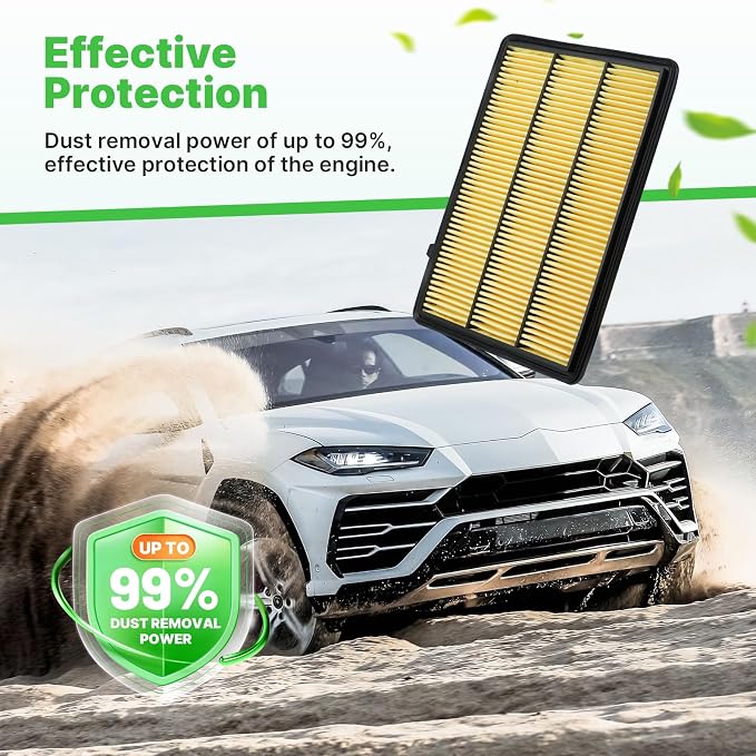 Engine+Cabin Air Filters Fit for Infiniti QX50 2.0L 2019-2025, Infiniti QX55 - Image 3