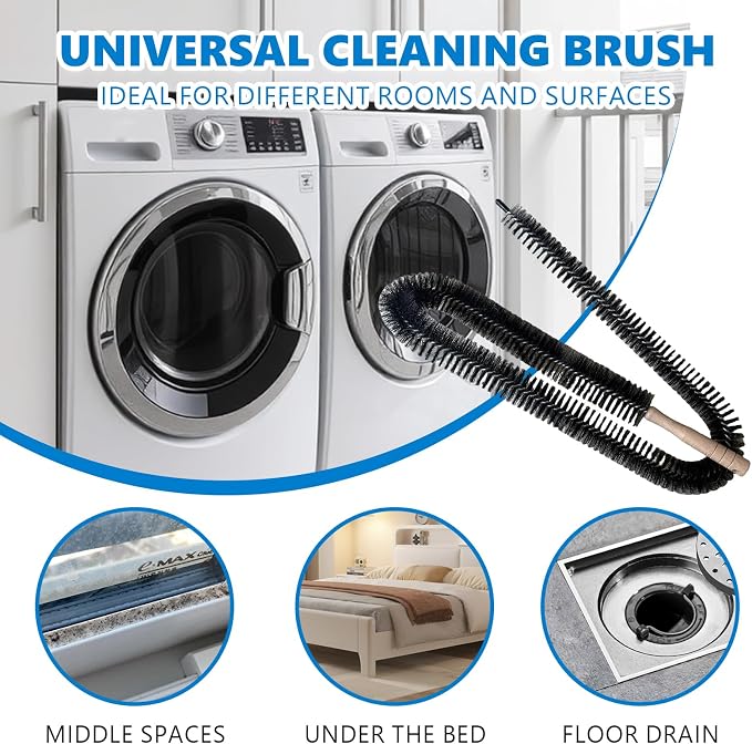 Full-Bristle Dryer Vent Cleaner Brush, Dryer Lint Brush and Lint Removal Tool - Image 3