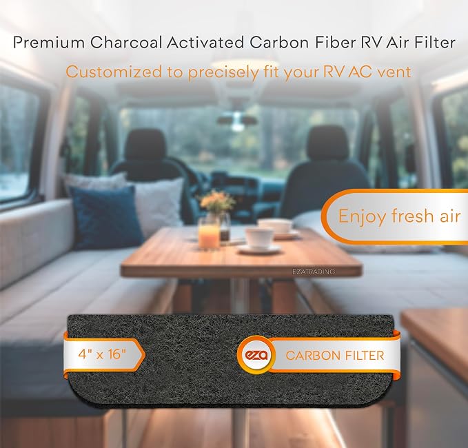 RV Premium Charcoal Activated Carbon Fiber Air Conditioner Filter - Image 3