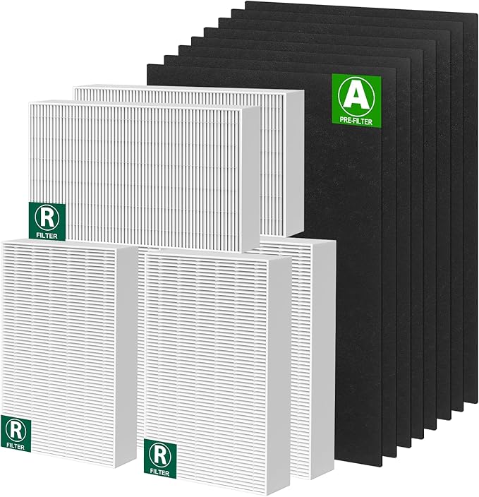 6 Pack HPA300 HEPA Filter Replacement R by Musslan