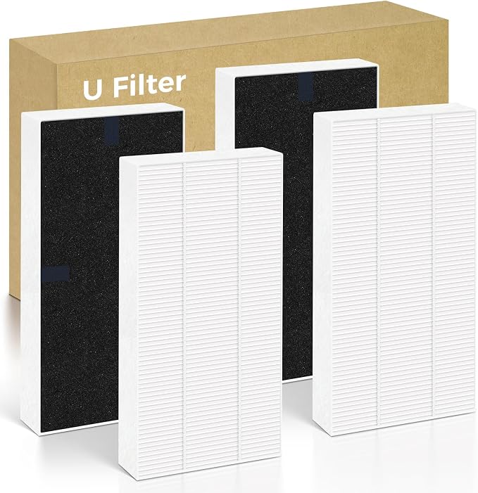 4 PACK U Filter Replacement Compatible by HKNECE
