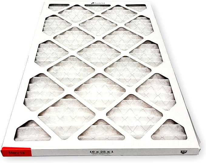 Proairtek AF16251M13SWH Model 16x25x1 Pack of 2 Air Filters, MERV 13; Ideal - Image 3