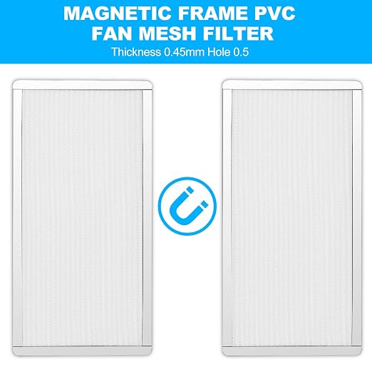 360mm 120mm x 2 PC Fan Dust Mesh Filter 4.72inch PVC Computer PC Case Dust - Image 3