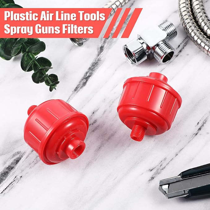 4 Pieces Disposable Mini Air Water Filters Disposable Spray Gun Filter - Image 5