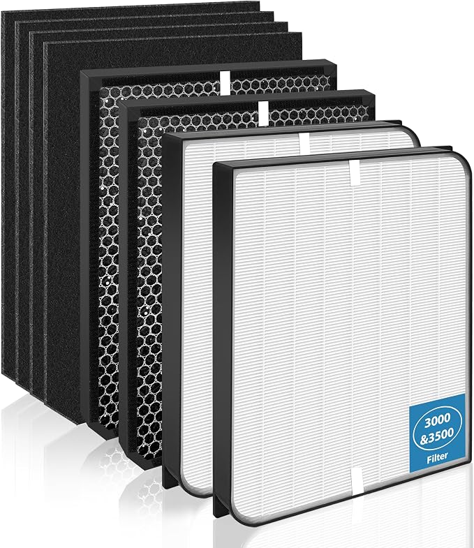 8 Pack AD3000 / AD3500 Replacement Filter Compatible by GKOKG