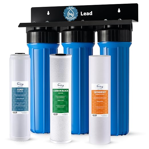 iSpring Lead-Reducing Whole House Water Filter System, Also Reduces Chlorine by iSpring