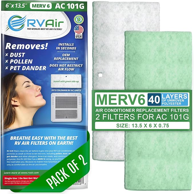 AC Filter - Air Conditioner Replacement Filters - RV Air Cleaner - Camper by RVAair