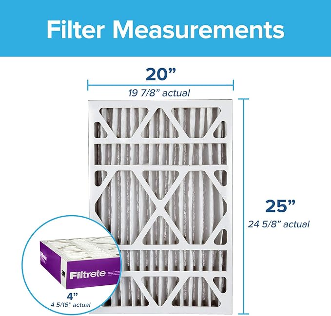 Filtrete 20x25x4, AC Furnace Air Filter, MPR 1550 DP, Healthy Living Ultra - Image 2