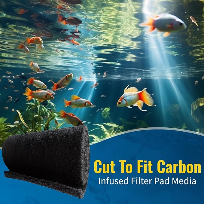 CFS – Pack of 1, Cut to Fit Carbon Infused Filter Pad Media - Image 2