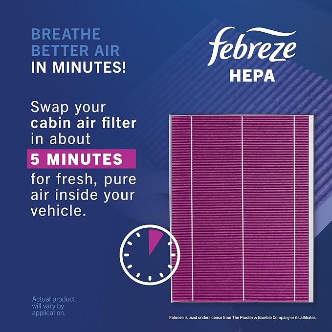 Febreze Odor Control HEPA Cabin Air Filter by PUREFLOW RZ18089H Fits 2021-2026 - Image 6