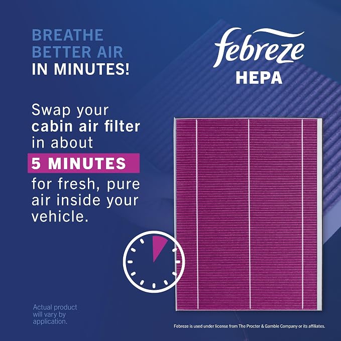 Febreze Odor Control HEPA Cabin Air Filter by PUREFLOW RZ19205H Fits 2013-2018 - Image 6