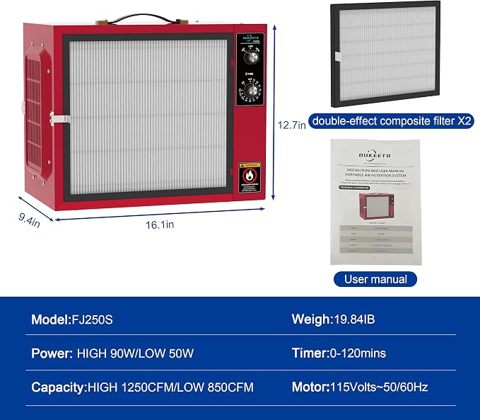 Portable 2 Stage Intake Air Filtration System - Image 5