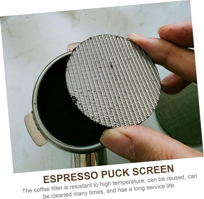 Lurrose Coffee Filter Screen Stainless Steel Espresso Coffee Filter - Image 5