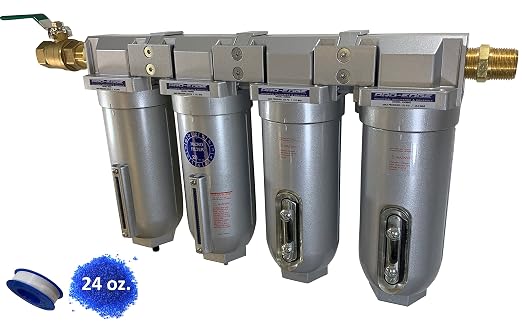 THB 4 Stage High Flow Industrial Ultra Clean Compressed Air Filter Dryer - Image 2