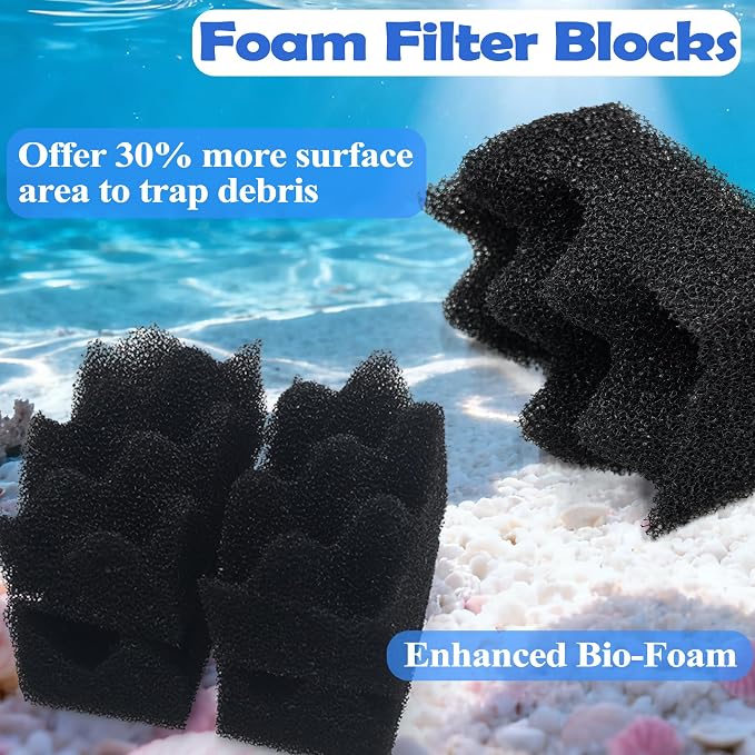 NewKe 52 Pack Filter Media Kit for Fluval 406/407 Canister Filters, Replacement - Image 5