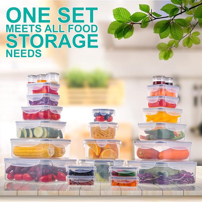 RockBerry 50 Pcs Large Food Storage Containers - Image 8