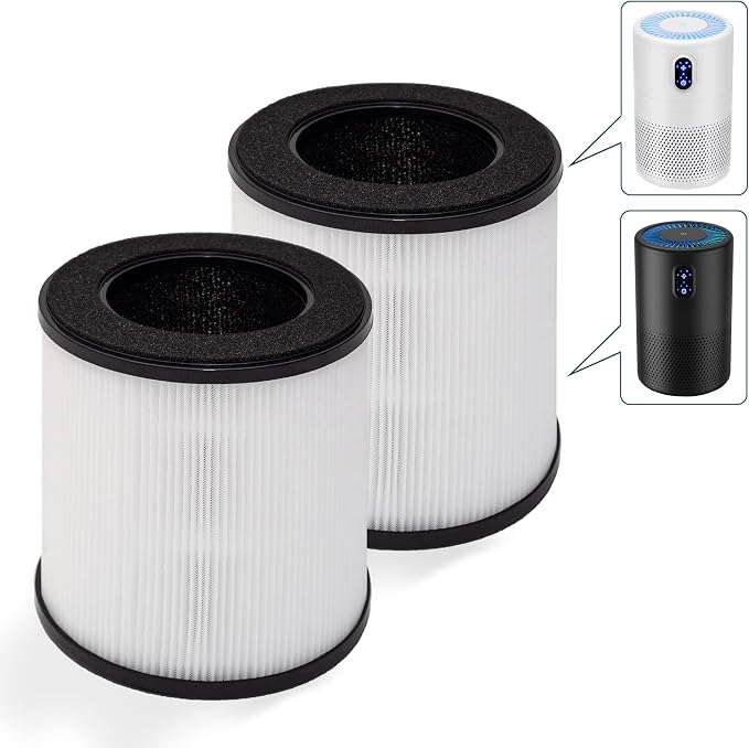 B-D02L H13 True HEPA Filter Replacement, Compatible by Lhari