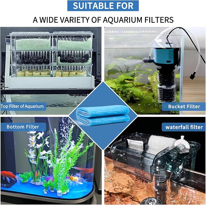 12" x 78" Aquarium Filter Sponge Fish Tank Pond Filter Media Filters Pad - Image 6
