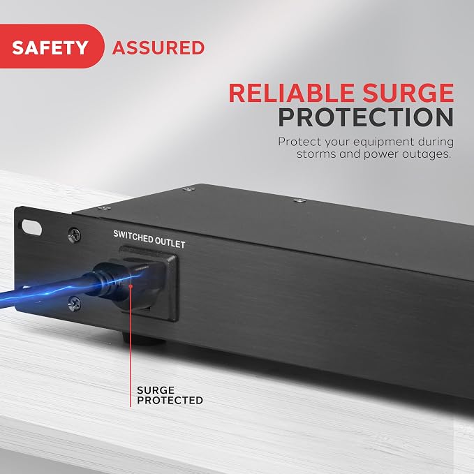 Pyle 150J Surge Protector Power Strip - Image 4