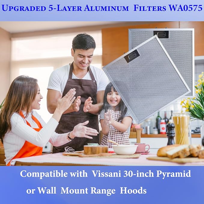 2-Pack Upgraded WA0575 Range Hood Filters Replacement - Image 6