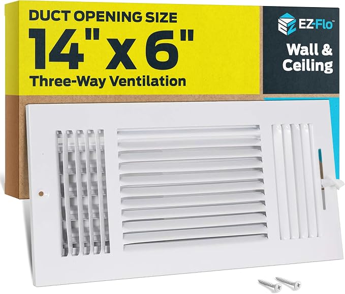 EZ-FLO 14 x 6 Inch Air Vent Cover by EZ-FLO