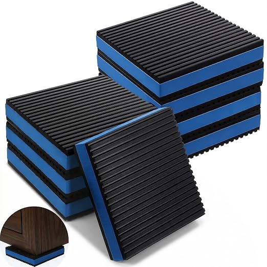 8 PCS Anti Vibration Pads for Washing Machine-4'' X 4'' X 7/8'' | Sound by Unknown