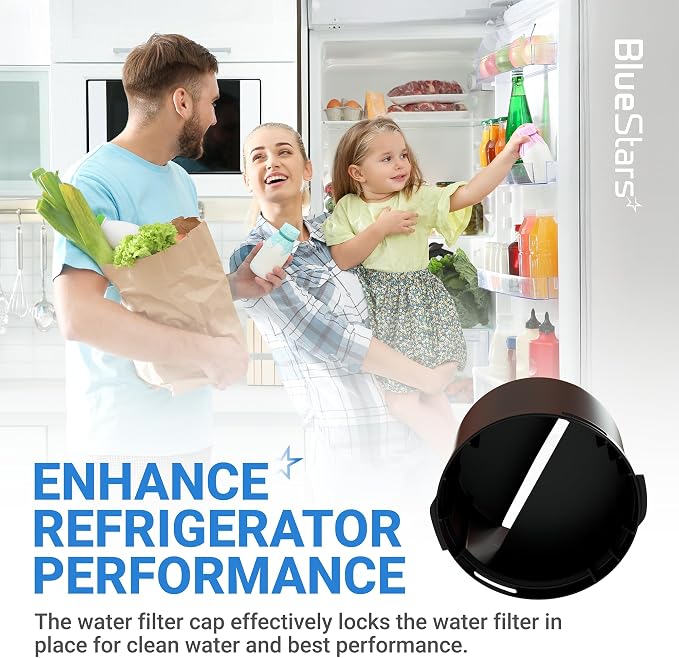 BlueStars 2260518B 2260502B Refrigerator Water Filter Cap Replacement – - Image 3