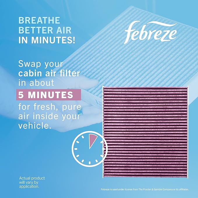 Febreze Odor Control Cabin Air Filter by PUREFLOW RZ18122 Fits 2011-2016 BMW - Image 6