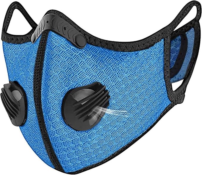 ASA Techmed Reusable Dual Air Breathing Valve Face Mask Cover by ASATECHMED