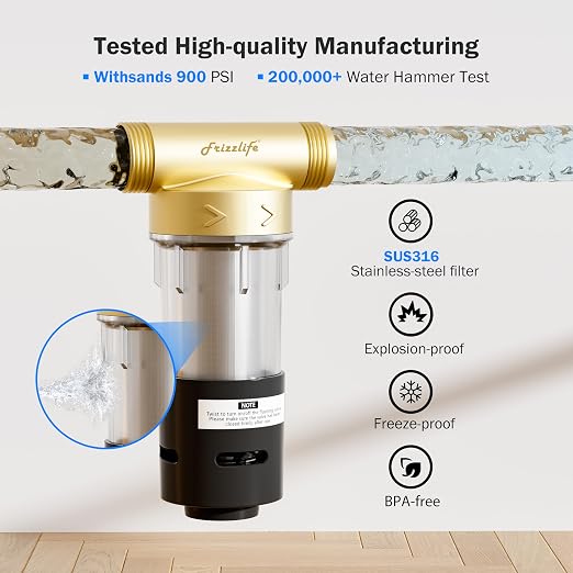 Frizzlife 40&100 Micron Spin Down Sediment Filter - Image 5