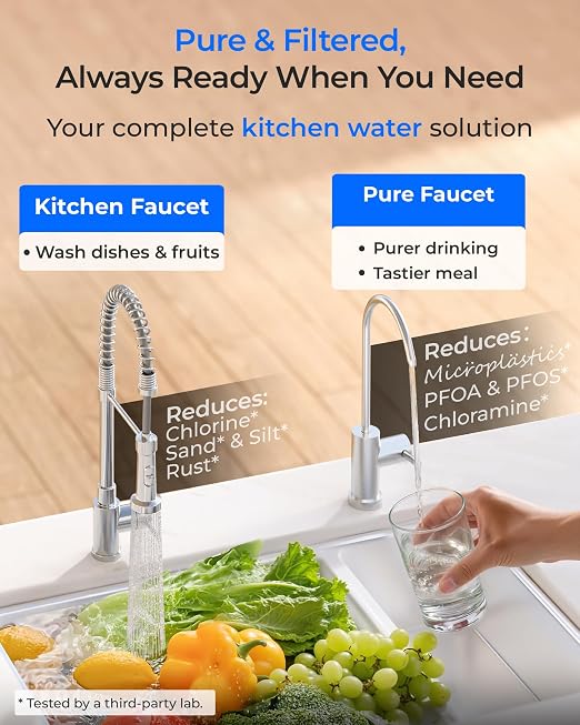 Waterdrop DLG-P Under Sink Water Filter System, 2 Stage Under Sink Water - Image 3
