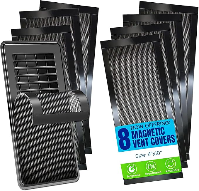 Magnetic Vent Screen Mesh Covers by Taidocram